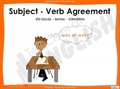 Subject - Verb Agreement - KS3 Teaching Resources